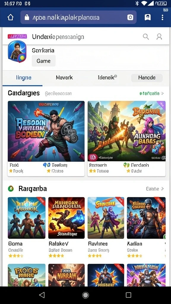 Tampilan awal game 2757 dengan grafis yang menarik.