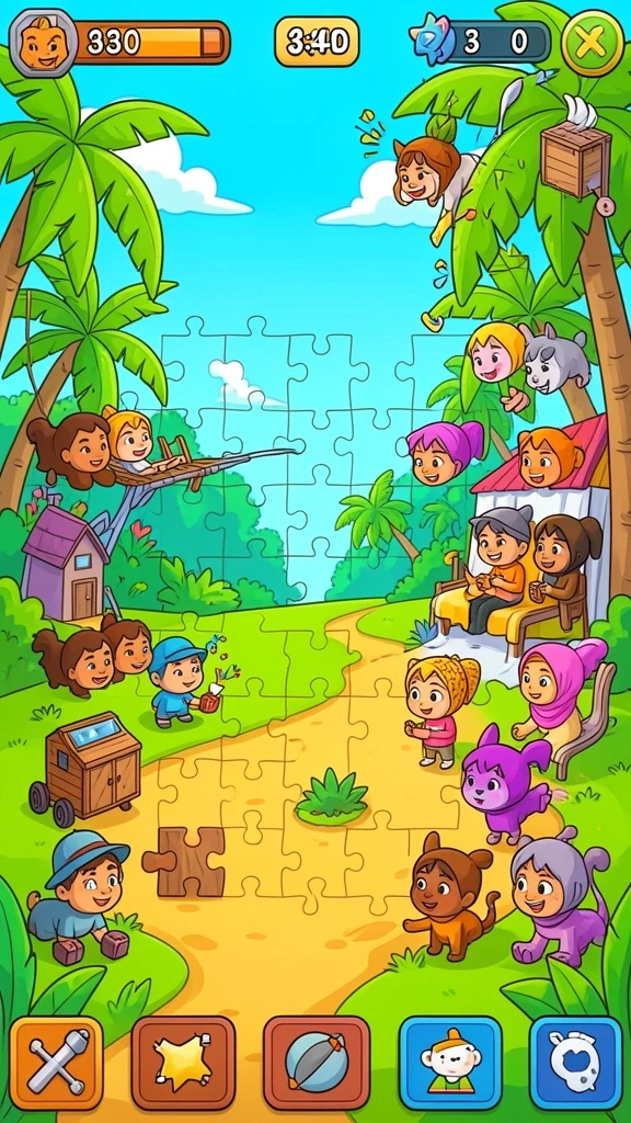 Tampilan antarmuka utama yang menarik dan mudah digunakan.