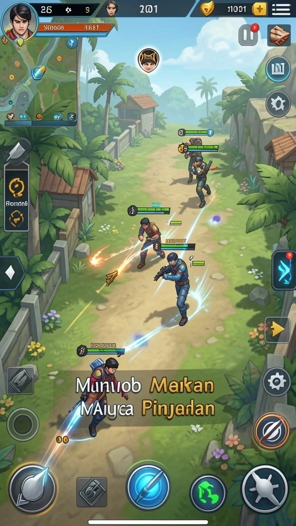 Mode multiplayer yang seru dan kompetitif.