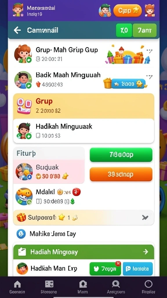 Komunitas pemain yang aktif dan penuh semangat.