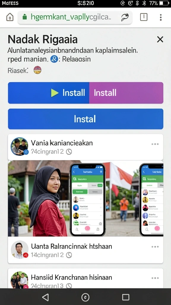 Screenshot DAX69 menunjukkan grafik yang memukau.