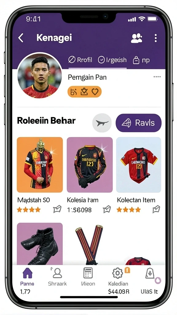 Karakter yang dapat dipersonalisasi sesuai keinginan.