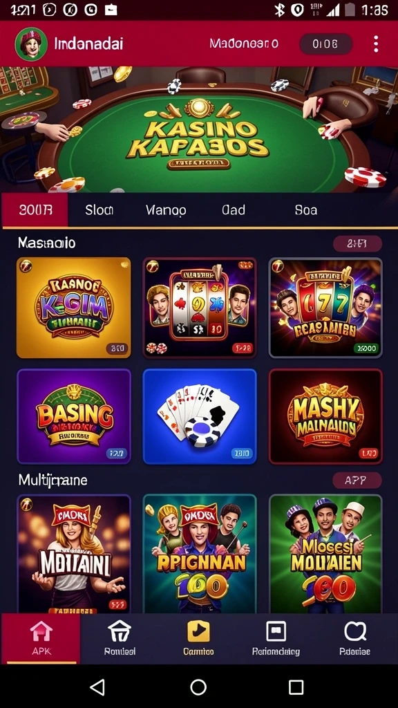 Screenshot menampilkan karakter utama yang siap beraksi.