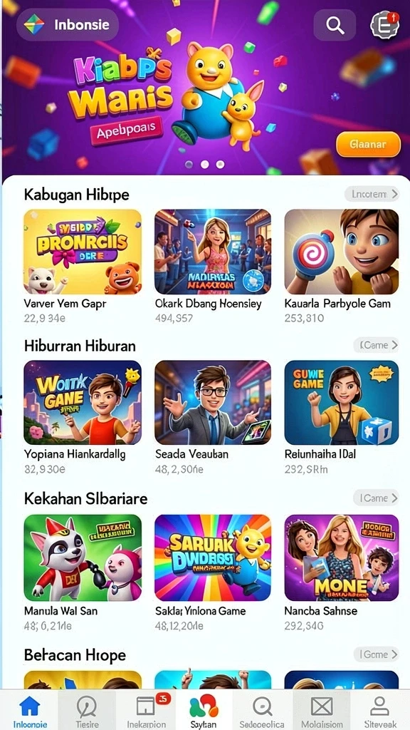 Mode permainan yang seru dan menantang.