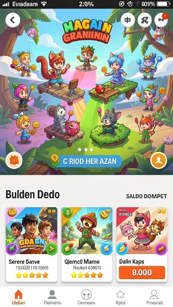 Fitur multiplayer yang memungkinkan bermain dengan teman.