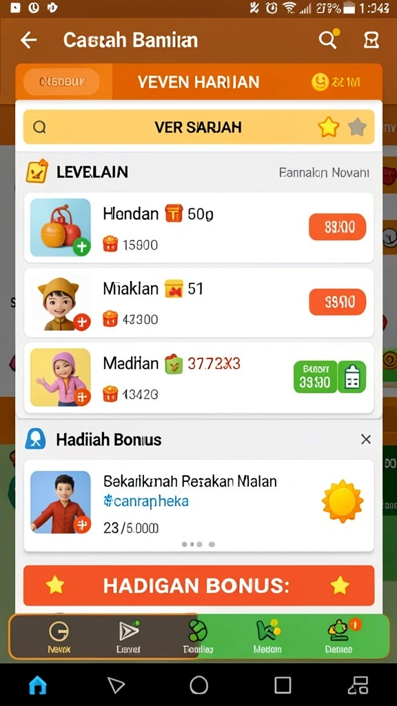 Tampilan antarmuka MAHA24 yang menarik dan user-friendly.