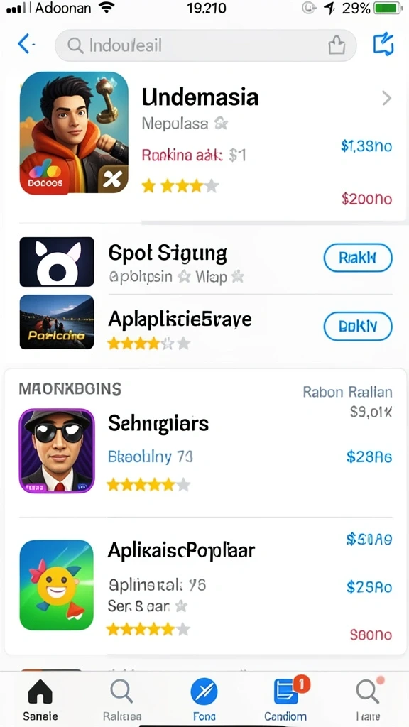 Tampilan antarmuka yang menarik dan user-friendly.