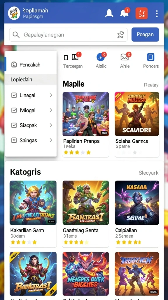 Screenshot menampilkan mode permainan yang seru dan menantang.