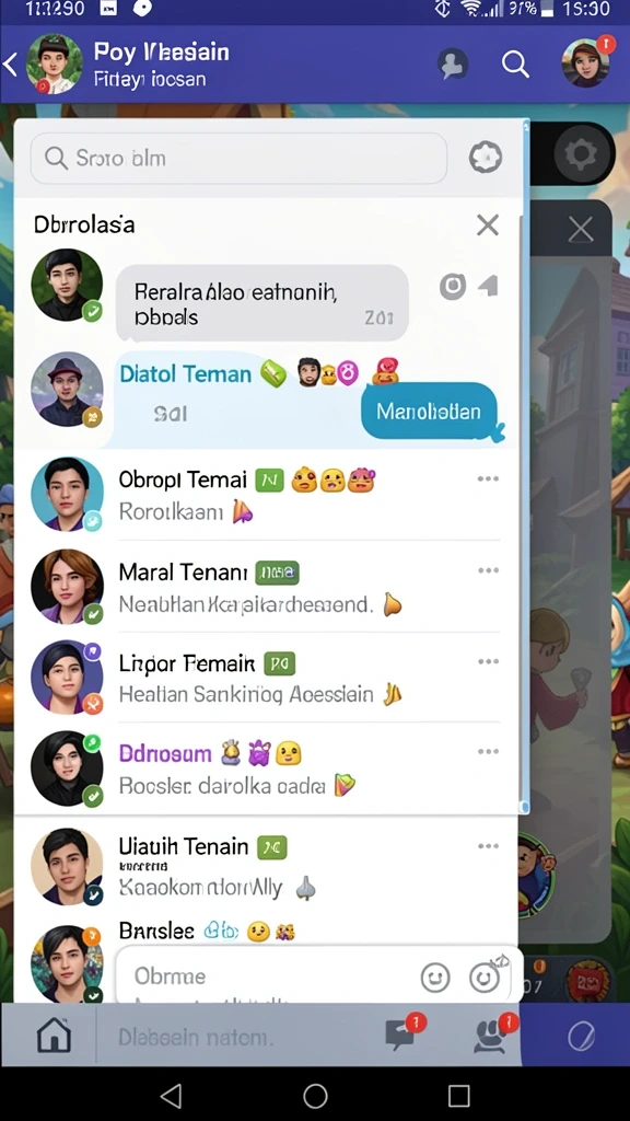 Tampilan antarmuka yang intuitif dan menarik.