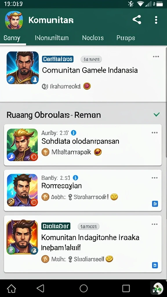 Komunitas aktif yang memudahkan interaksi antar pemain.