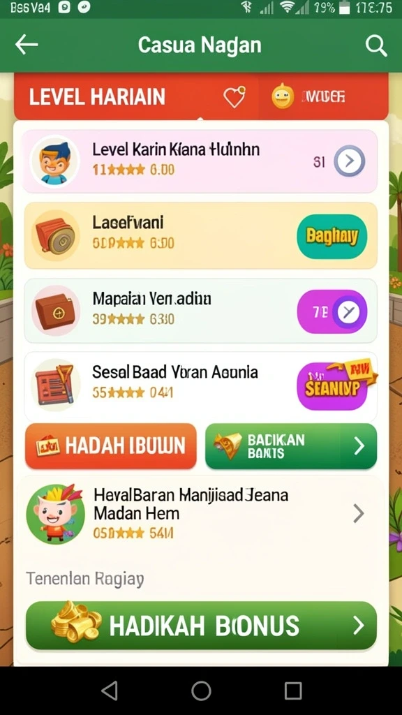 Tampilan antarmuka yang menarik dan intuitif.