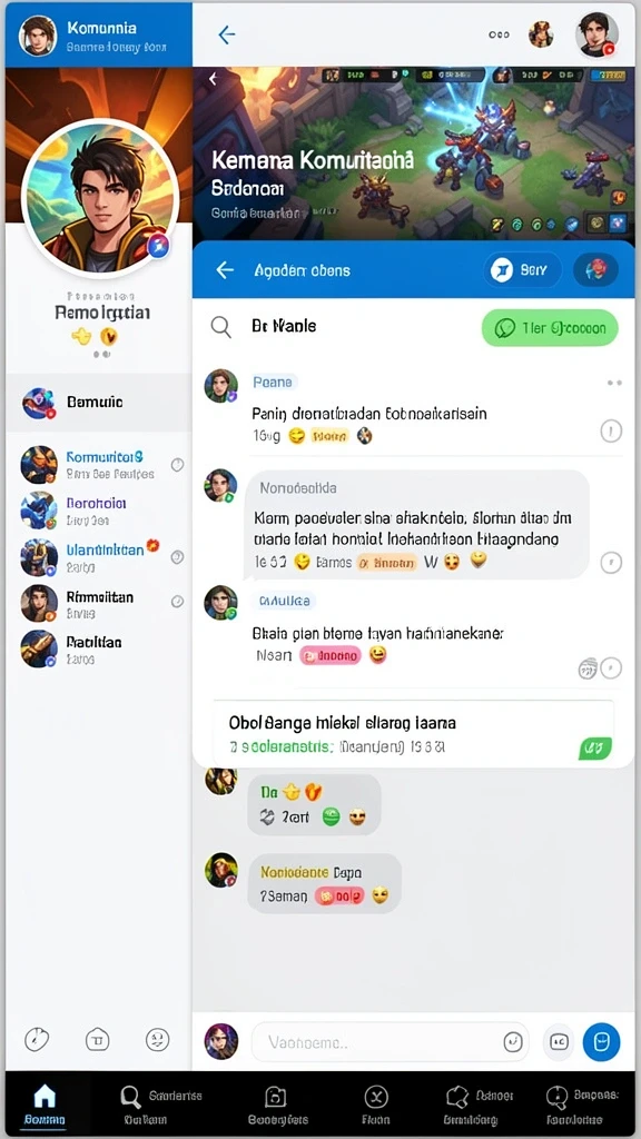 Screenshot menampilkan berbagai tema permainan yang ditawarkan.