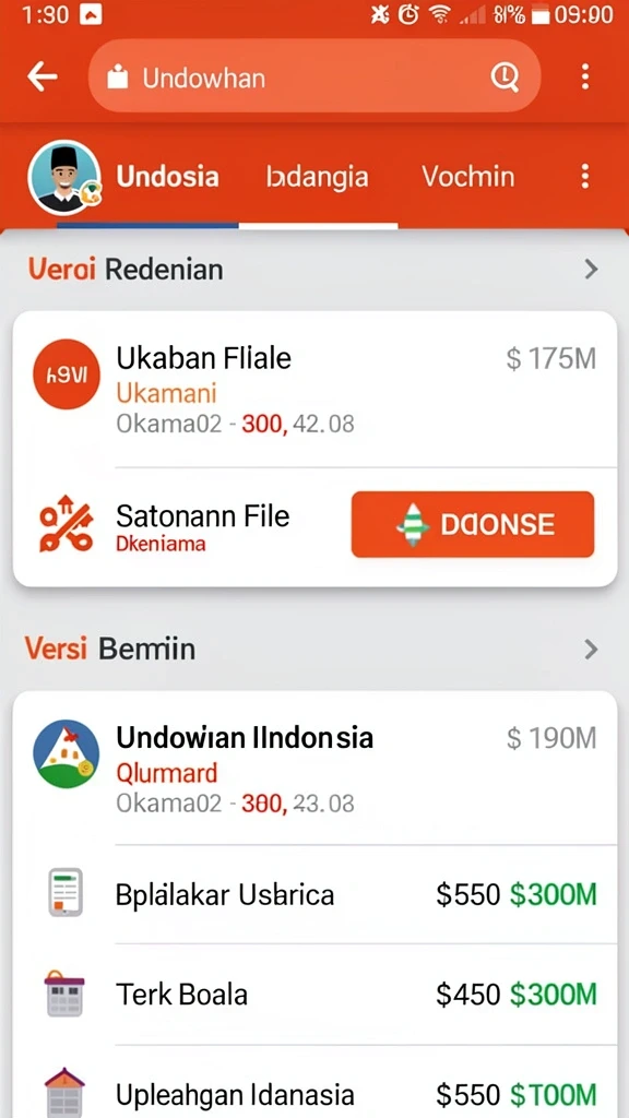 Antarmuka pengguna yang mudah dinavigasi.