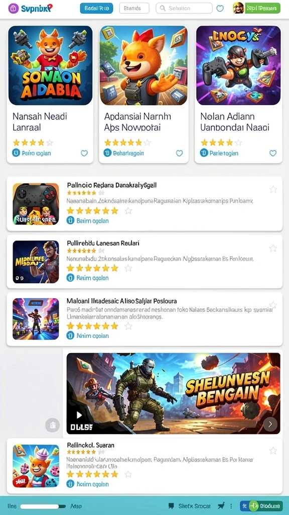Berbagai permainan slot dengan tema yang seru.