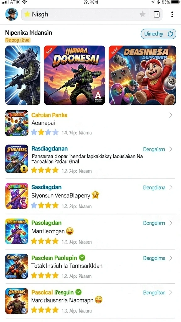 Tampilan antarmuka yang intuitif dan menarik.