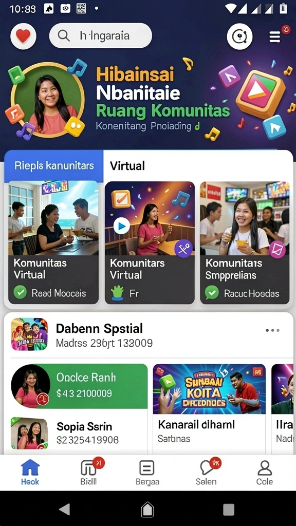 Screenshot aplikasi RP777 memperlihatkan fitur bonus yang menguntungkan.