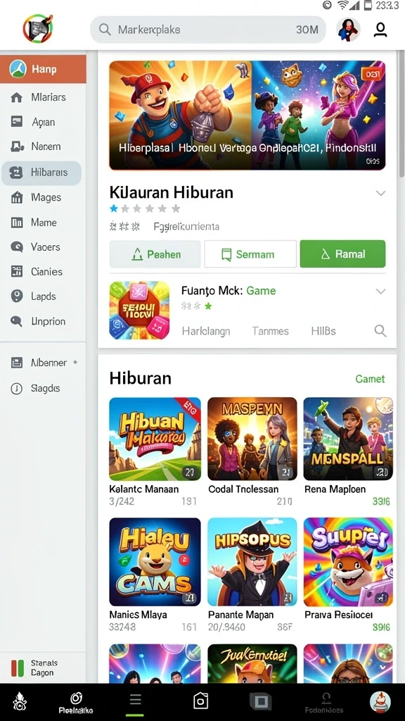 Fitur misi harian yang menambah keseruan bermain.