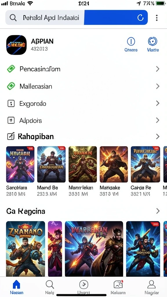 Level yang bervariasi dan menantang.