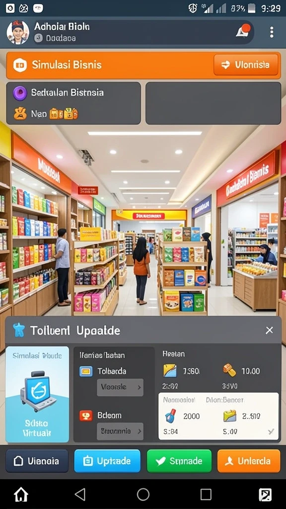 Fitur permainan yang beragam dan seru.