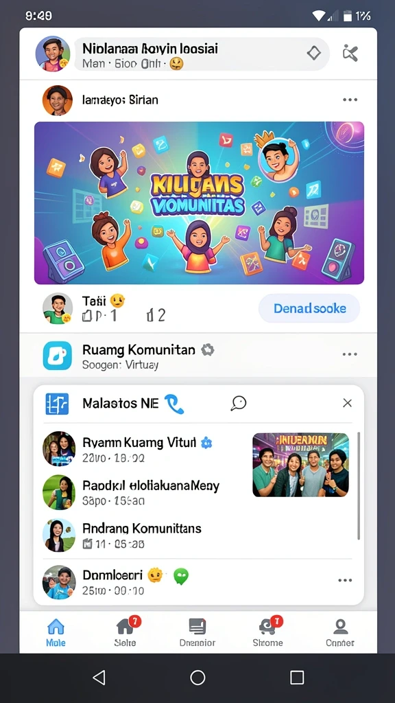 Tangkapan layar menunjukkan mode multiplayer yang seru.