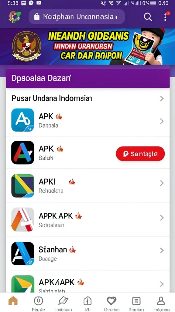 Tampilan antarmuka yang user-friendly dan mudah digunakan.